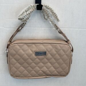 NWT BellaRusso Tan Crossbody Faux Leather Bag